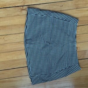 Urban Outfitters Gingham Black and White Skirt